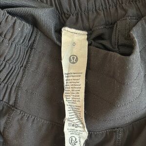 Lululemon Black Quilted Pants